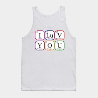 Chemistry Teacher Valentines day Tank Top